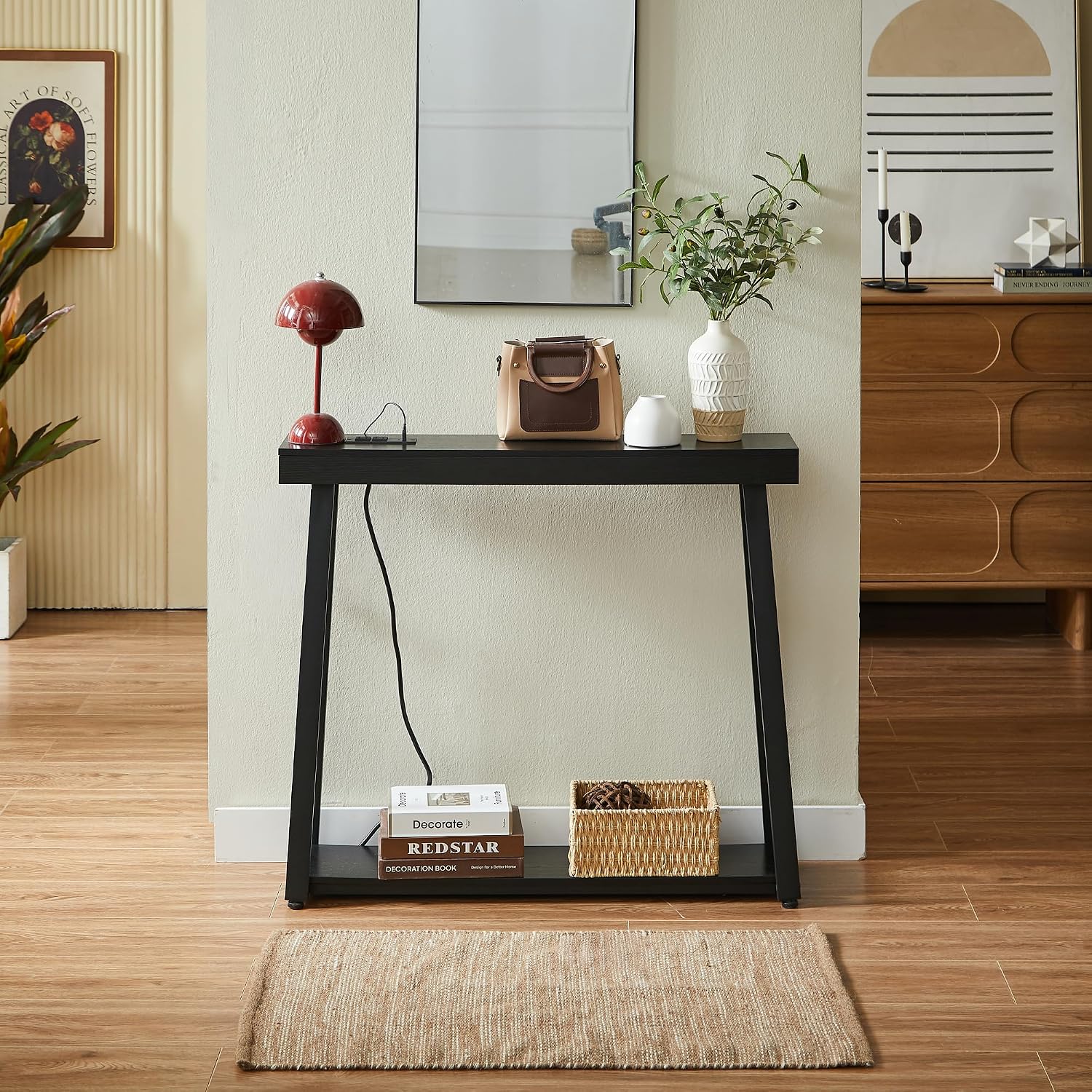 BOYUANH narrow entryway console table